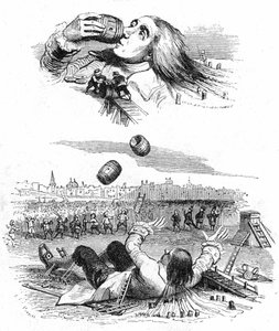 Jonathan Swiftin kirjoittaman Gulliverin matkat -kirjan kuvitus.