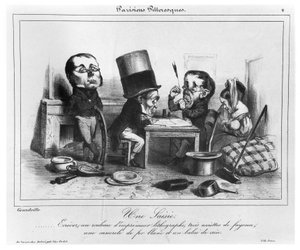 Takavariko, n. 1840 tekijältä Grandville