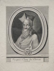 Kardinaali Jacques Davey Duperron tekijältä Gérard Edelinck