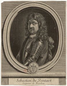 Edelinck - Sebastien de Pontaut Seigneur de Baulieu - Sebastien de Pontaut Seigneur de Baulieu tekijältä Gérard Edelinck