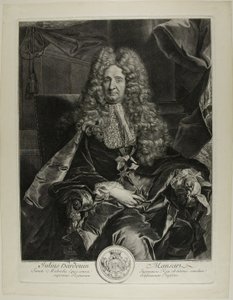 Jules Hardouin-Mansart tekijältä Gérard Edelinck