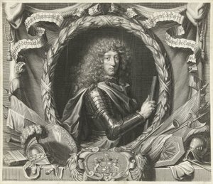 Antoine-Armand de Fradet de Saint-Aoustin muotokuva tekijältä Gérard Edelinck