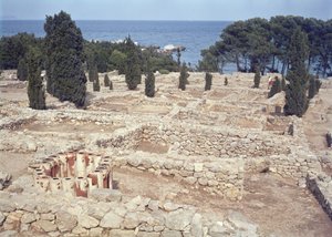 Emporionin sataman kreikkalaiset rauniot tekijältä Greek
