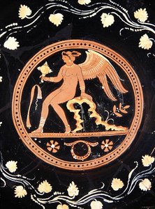 Merrythought Cup, n. 330-310 eKr. (keraaminen) tekijältä Greek