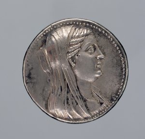 Berenice II:n hopea Didrahma (hopea) (katso myös 288290) tekijältä Greek
