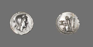 Drachm, joka kuvaa nymfiä amfitriittia, 216-203 eKr tekijältä Greek School