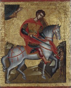 Saint Martin, n. 1500. tekijältä Greek icon.