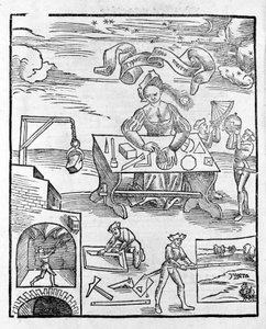 Vapaat taiteet: Geometria - Gregor Reischin (1467-1525) teoksessa "Philosophical Daisy". Paali