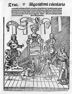 Vapaat taiteet: musiikki - Gregor Reischin (1467-1525) teoksessa ”Philosophical Daisy”. Paali
