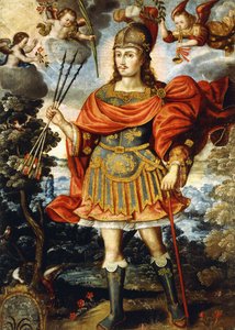 Pyhä Sebastian, noin 1620 tekijältä Gregorio Gamarra