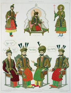 Kuvia georgialaisesta Goudiarista, levy 45 teoksesta "Le Caucase pittoresque, dessine apres nature", jonka tekstin on kirjoittanut kreivi Ernest Stackelberg, julkaistu 1847.