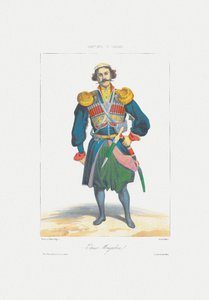 Megrelian prinssi alkaen: Kaukasuksen kohtaukset, maisemat, tavat ja puvut, 1840 tekijältä Grigori Grigorevich Gagarin