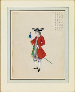 Ulkomaalaisen muotokuva, n.1765 tekijältä Guanpeng Ding
