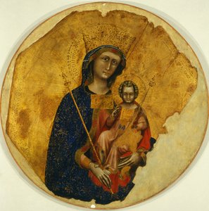 Madonna lapsen kanssa, kirjoittanut Ridolfo Guariento tai Guariento di Arpo (toimii 1338-1370) tekijältä Guariento di Arpo