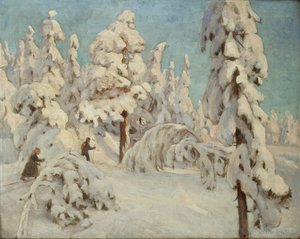 Hiihtäjät tekijältä Gudmund Stenersen