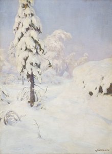 Talvi metsässä tekijältä Gudmund Stenersen