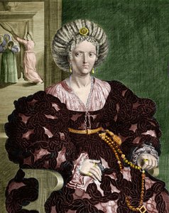 Lucrece Borgia, Italia, muotokuva tekijältä Guercino (1591 1666) (after)