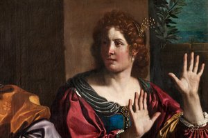 Amnon ja Tamar, yksityiskohta numerosta 2384639 tekijältä Guercino