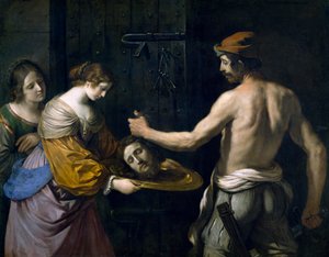 Salome vastaanottaa Pyhän Johannes Kastajan pään