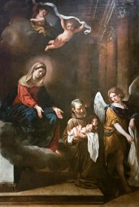 Madonna Felice da Cantalicen, Jeesus-lapsen ja enkelin, Guercinon kanssa