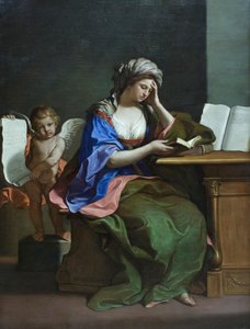Samialainen sibylli, jolla on putto