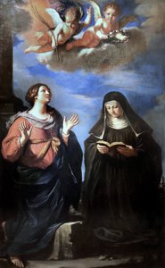 Guercino - Pyhät Gertrude ja Lucrezia. 1645. tekijältä Guercino