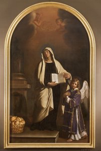 Saint Francesca Romana, 1656 tekijältä Guercino