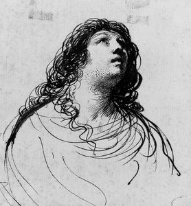Katuva Magdalena tekijältä Guercino