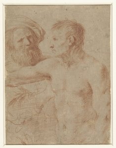 Kaksi miestä tekijältä Guercino