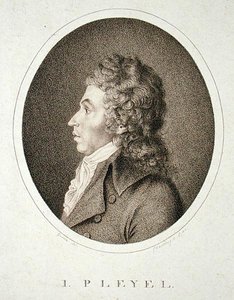 F.W. Nettlingin kaivertama Ignaz Joseph Pleyel (1757-1831) tekijältä Guerin (after)