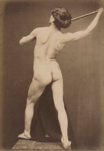 Mies alaston, c. 1870-1875.