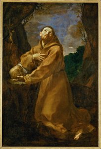 Pyhä Franciscus Assisi meditaatiossa ...
