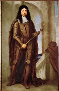 Keisari Leopold I kultaisessa hääpuvussaan