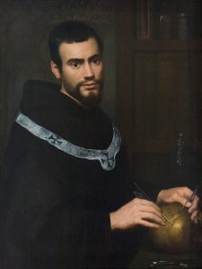 Nuoren munkin muotokuva (öljy kankaalle) tekijältä Guido Cagnacci