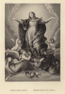 Neitsyt taivaaseenastuminen tekijältä Guido Reni