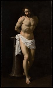 Kristus pylvään luona tekijältä Guido Reni