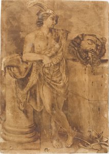 Daavid Goljatin pään kanssa tekijältä Guido Reni