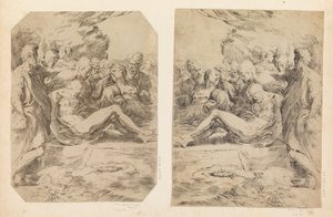 Hautaus, n. 1595-1600. tekijältä Guido Reni