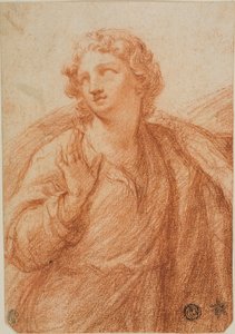 Puolipituinen drapoitu kuva tekijältä Guido Reni