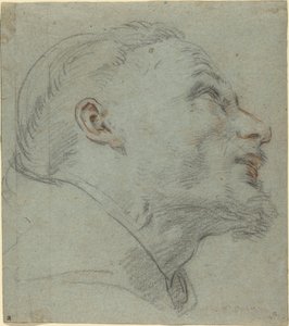 Pyhän Franciscuksen pää tekijältä Guido Reni