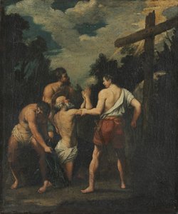Pyhän Andreaksen marttyyrikuolema tekijältä Guido Reni