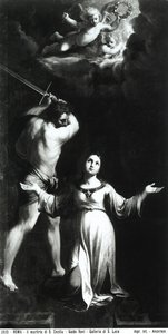 Pyhän Cecilian marttyyri, noin 1603 tekijältä Guido Reni