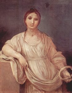 Tytön muotokuva kruunu päässä tekijältä Guido Reni