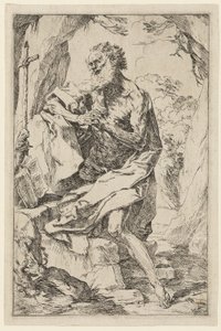 Pyhä Jerome tekijältä Guido Reni