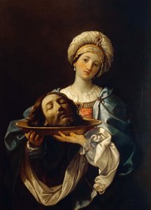 Salome pitelee Johannes Kastajan päätä, noin 1638. tekijältä Guido Reni
