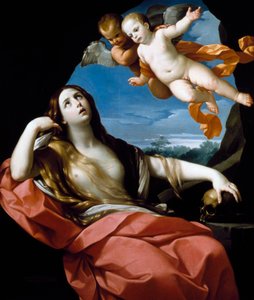 Pyhä Maria Magdaleena tekijältä Guido Reni