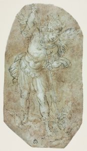 Arkkienkeli Mikael ja paholainen tekijältä Guido Reni