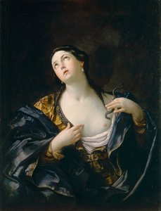 Kleopatran kuolema, noin 1625 (öljy kankaalle). tekijältä Guido Reni