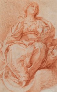 Perisynnittömän sikiämisen Neitsyt tekijältä Guido Reni