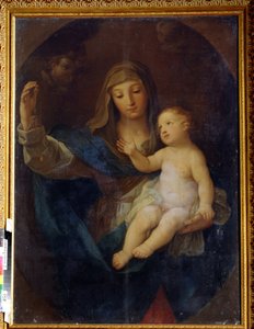 Neitsyt ja lapsi (Neitsyt ja lapsi). Guido Renin (1575-1642) maalaus. Öljy kankaalle. Italialaista taidetta, barokkityyliä. Alueellinen taidemuseo, Simferopol, Ukraina tekijältä Guido Reni